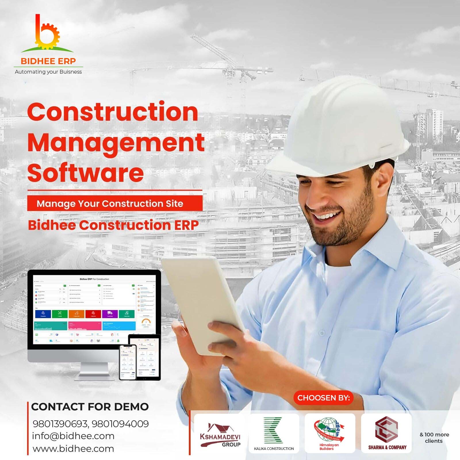 Transforming Construction Management with Bidhee ERP